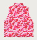 A BATHING APE ABC CAMO REVERSIBLE DOWN VEST