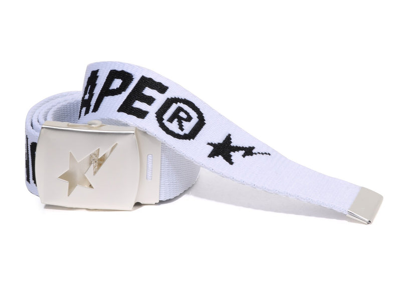 A BATHING APE LOGO GI BELT