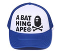 A BATHING APE APE CROSSBONE MESH CAP