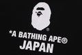 A BATHING APE COLLEGE ONE POINT EMBROIDERY ZIP HOODIE