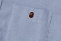 A BATHING APE ONE POINT CORDURA OXFORD SHIRT ( RELAXED FIT )