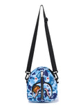 A BATHING APE BAPE KIDS ABC CAMO MILO SHARK MINI SHOULDER BAG