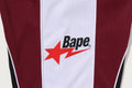 A BATHING APE BAPE SOCCER LOGO WARM UP RELAXED FIT L/S TEE
