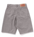 A BATHING APE SHARK GARMENT DYE RELAXED FIT DENIM SHORTS