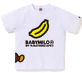 A BATHING APE BAPE KIDS SLEEPING BABY MILO BANANA TEE