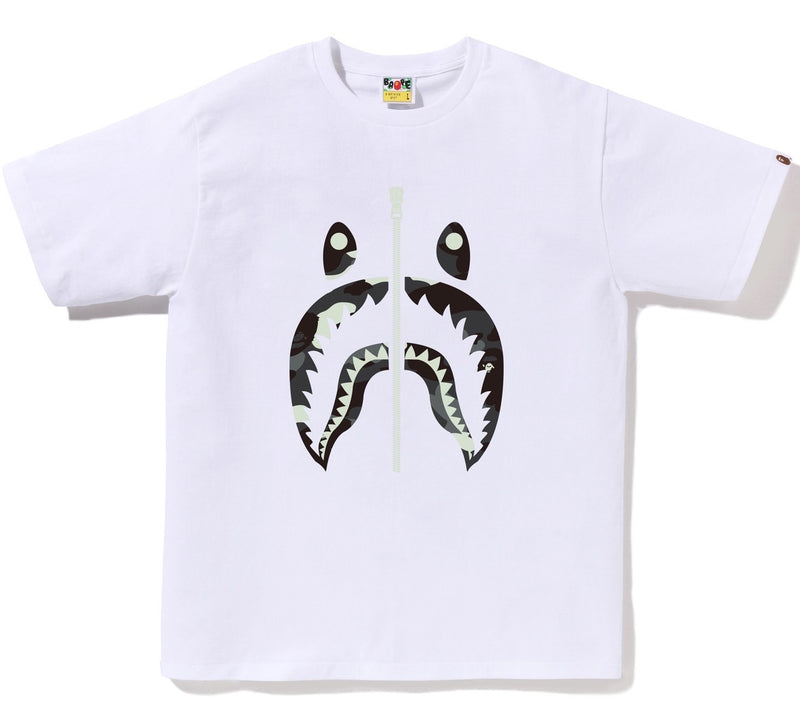 A BATHING APE CITY CAMO SHARK TEE