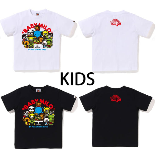 A BATHING APE BAPE KIDS BABY MILO MIXED FRUIT TEE