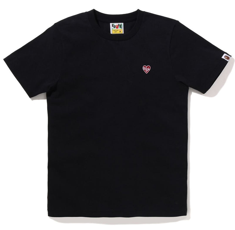 A BATHING APE Ladies' BAPE HEART ONE POINT TEE