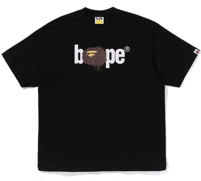 A BATHING APE GRAFFITI BAPE LOGO RELAXED FIT TEE