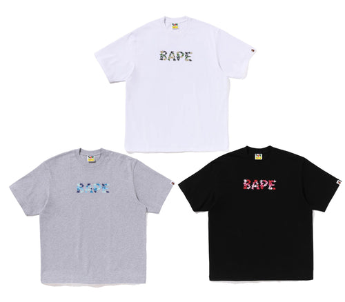 A BATHING APE STA BAPE LOGO RELAXED FIT TEE