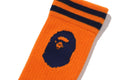 A BATHING APE BAPE KIDS APE HEAD RIB SOCKS