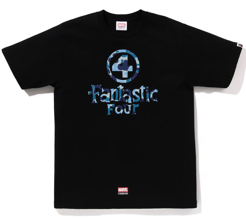 A BATHING APE BAPE x F4 MARVEL THE FANTASTIC 4 LOGO TEE