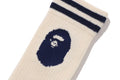 A BATHING APE BAPE KIDS APE HEAD RIB SOCKS