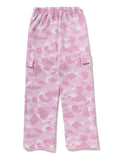 A BATHING APE Ladies' COLOR CAMO STRAIGHT SWEAT PANTS
