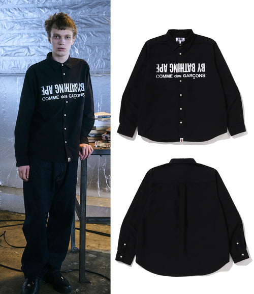 A BATHING APE COMME des GARÇONS CDG OSAKA Limited OXFORD SHIRT