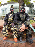 A BATHING APE BAPE BY KAZUKI KURAISHI 3-LAYER SHARK STORM PANTS