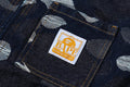 A BATHING APE BAPE KIDS CAMO JACQUARD DENIM JACKET