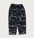 A BATHING APE BAPE KIDS CAMO JACQUARD DENIM PANTS