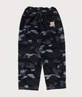 A BATHING APE BAPE KIDS CAMO JACQUARD DENIM PANTS