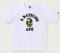 A BATHING APE BAPE KIDS ABC CAMO COLLEGE TEE