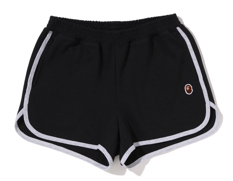 A BATHING APE Ladies' ONE POINT SWEAT SHORTS