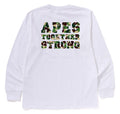 A BATHING APE ABC CAMO COLLEGE ATS L/S TEE