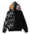 A BATHING APE Ladies' CITY CAMO TIGER SHARK FULL ZIP HOODIE