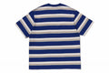 A BATHING APE STRIPE ONE POINT RELAXED FIT POCKET TEE