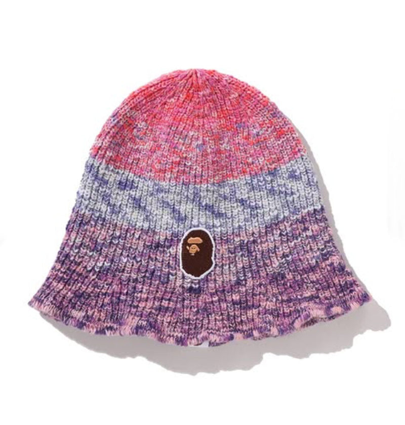 A BATHING APE BAPE KIDS GRADATION APE HEAD KNIT CAP - happyjagabee store