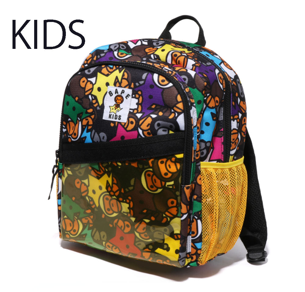 Kids bape backpack hot sale