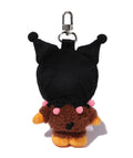 A BATHING APE BAPE x SANRIO CHARACTERS PLUSH DOLL KEYCHAIN KUROMI - happyjagabee store