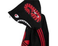 A BATHING APE BAPE x ADIDAS SHARK FULL ZIP HOODIE