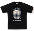 A BATHING APE BAPE CHECK BY BATHING APE TEE