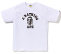 A BATHING APE PALM TREE CAMO COLLEGE TEE