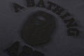 A BATHING APE GARMENT DYE COLLEGE RELAXED FIT L/S TEE