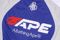 A BATHING APE BAPE SOCCER LOGO WARM UP RELAXED FIT L/S TEE