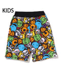 A BATHING APE BAPE KIDS MILO ALL FRIENDS SWEAT SHORTS - happyjagabee store