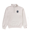 A BATHING APE Ladies' BY BATHING APE HALF ZIP SWEAT SHIRT