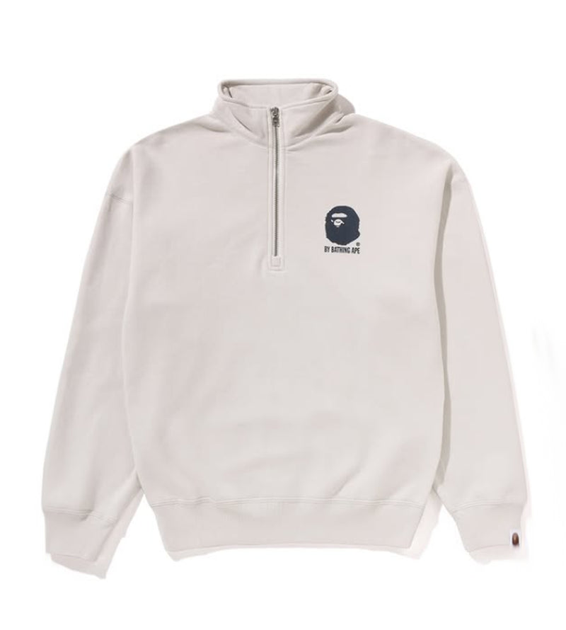 A BATHING APE Ladies' BY BATHING APE HALF ZIP SWEAT SHIRT