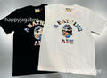 A BATHING APE Ladies' ART CAMO COLLEGE TEE