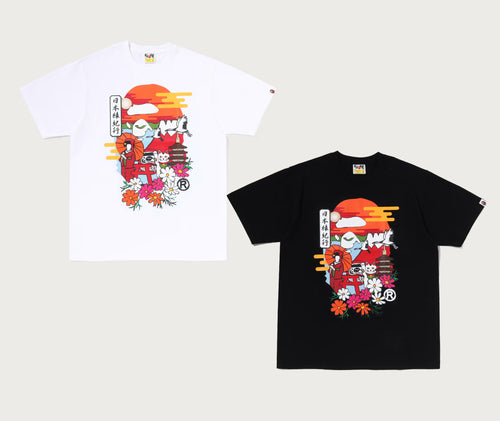 A BATHING APE JAPAN CULTURE AUTUMN APE HEAD TEE