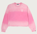 A BATHING APE Ladies' COLLEGE BOXY CROPPED LS TEE