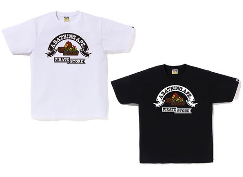 A BATHING APE BAPE PIRATE STORE PIRATE MILO TREASURE TEE