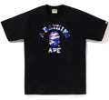 A BATHING APE SCREEN CAMO COLLEGE TEE - happyjagabee store