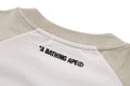A BATHING APE ONE POINT RELAXED FIT RAGLAN TEE