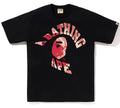 A BATHING APE TIE DYE TWIST COLLEGE TEE