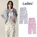 A BATHING APE Ladies' COLOR CAMO STRAIGHT SWEAT PANTS
