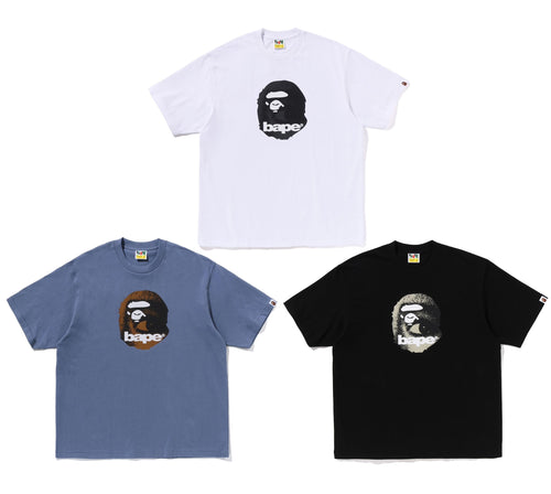 A BATHING APE APE HEAD RELAXED FIT TEE