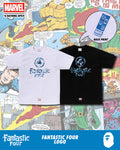 A BATHING APE BAPE x F4 MARVEL THE FANTASTIC 4 LOGO TEE