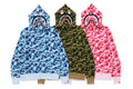 A BATHING APE ABC CAMO SHARK FULL ZIP HOODIE